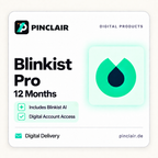 Blinkist Pro including Blinkist AI: twelve months of digital account access – Pinclair