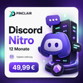 Pinclair Produktbild Discord Nitro 12 Monate