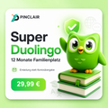 Super Duolingo Family 12 Monate Familienplatz digital bei Pinclair