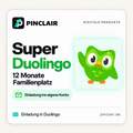 Super Duolingo: zwölf Monate Familienplatz auf dem eigenen Konto – Pinclair