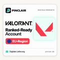 VALORANT Ranked-Ready-Account für die EU-Region, digitale Lieferung – Pinclair