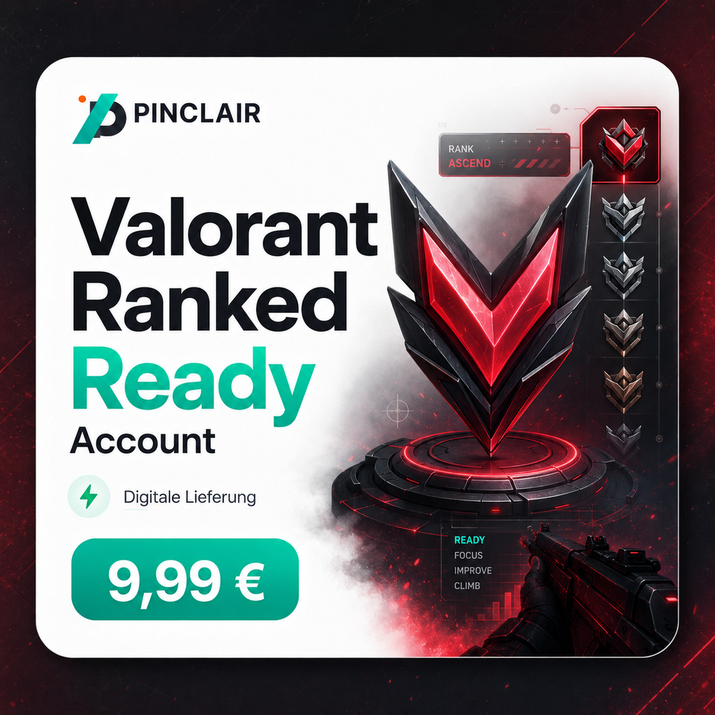 Valorant Ranked Ready Account digital bei Pinclair